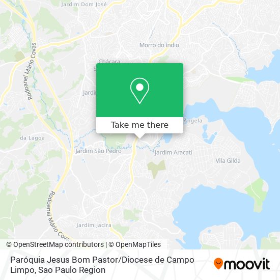Paróquia Jesus Bom Pastor / Diocese de Campo Limpo map