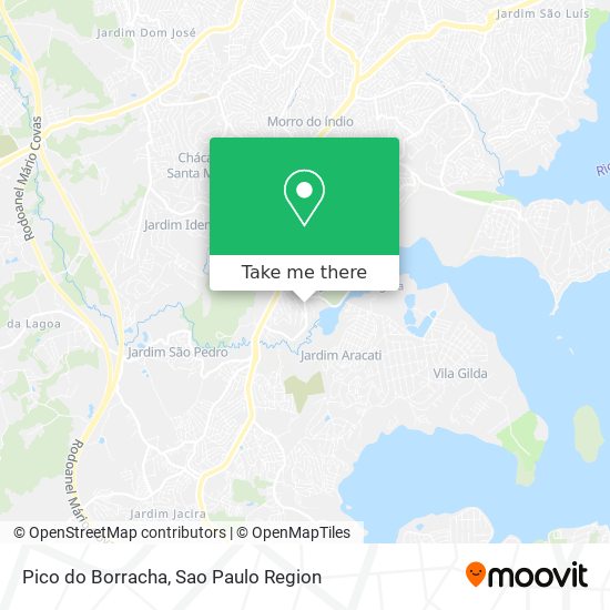 Pico do Borracha map