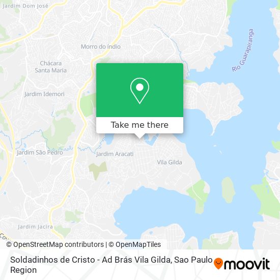 Soldadinhos de Cristo - Ad Brás Vila Gilda map