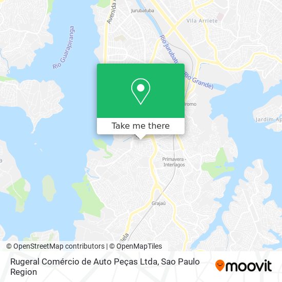Rugeral Comércio de Auto Peças Ltda map