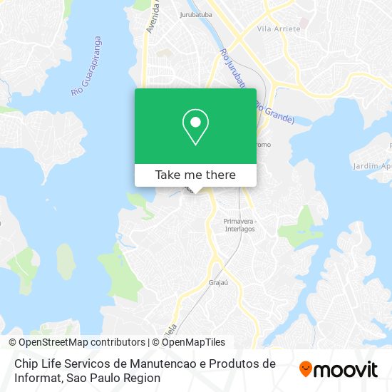 Mapa Chip Life Servicos de Manutencao e Produtos de Informat