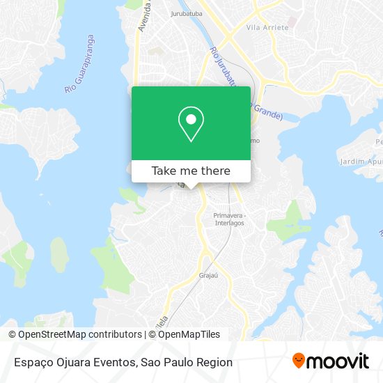 Espaço Ojuara Eventos map