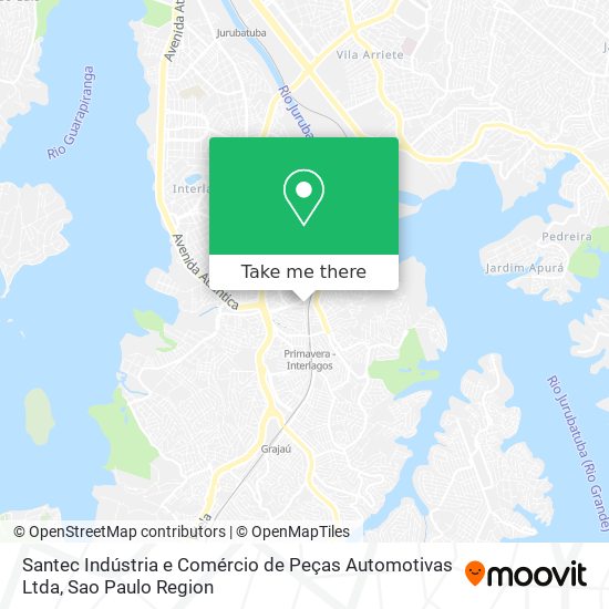 Santec Indústria e Comércio de Peças Automotivas Ltda map