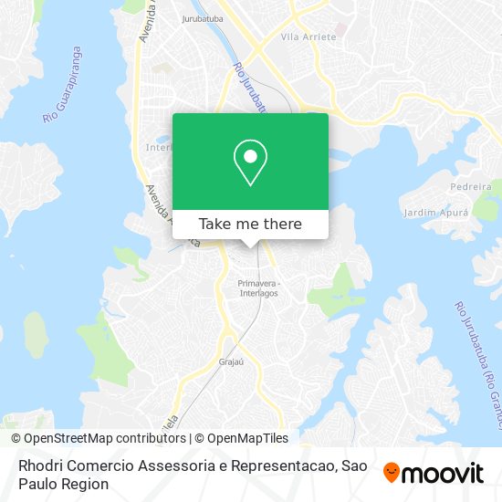Rhodri Comercio Assessoria e Representacao map