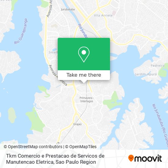 Tkm Comercio e Prestacao de Servicos de Manutencao Eletrica map