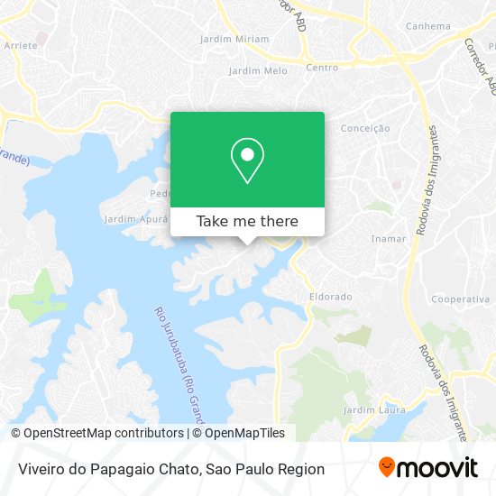 Mapa Viveiro do Papagaio Chato