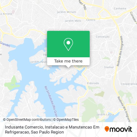 Mapa Indusante Comercio, Instalacao e Manutencao Em Refrigeracao