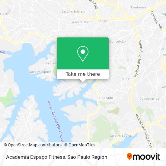 Mapa Academia Espaço Fitness