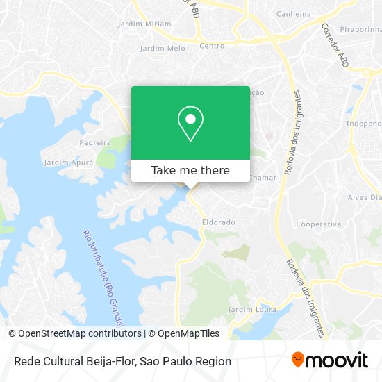 Rede Cultural Beija-Flor map