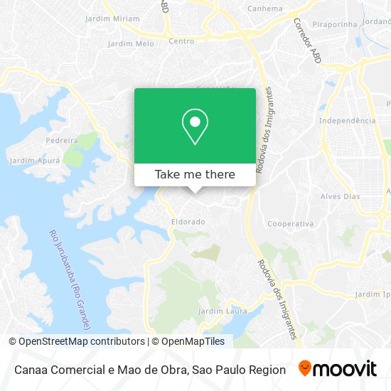 Mapa Canaa Comercial e Mao de Obra