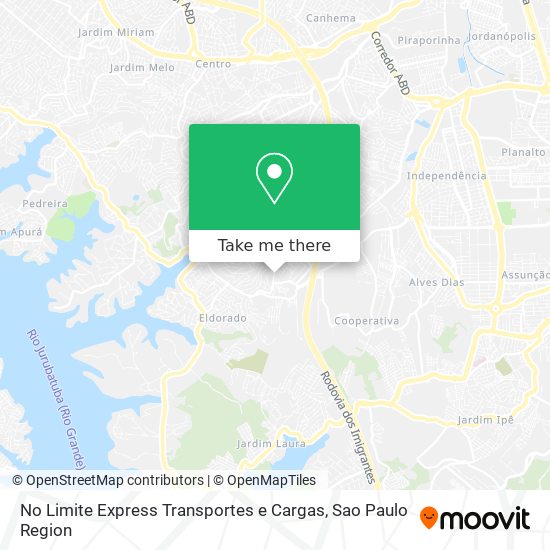 Mapa No Limite Express Transportes e Cargas