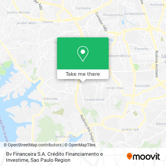Bv Financeira S.A. Crédito Financiamento e Investime map