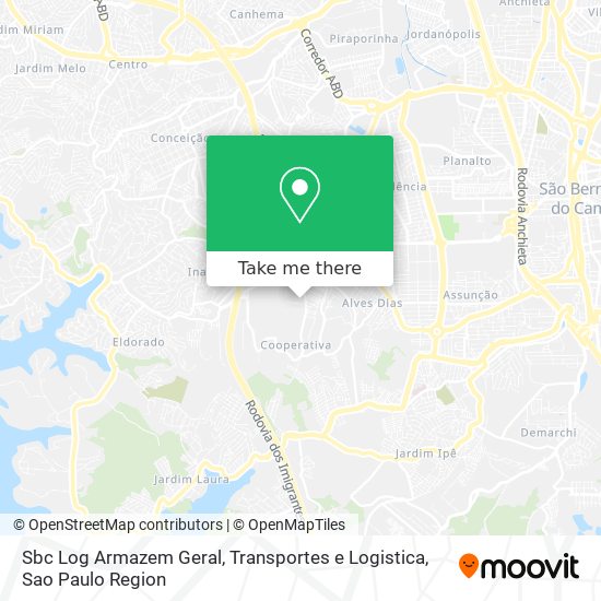 Sbc Log Armazem Geral, Transportes e Logistica map