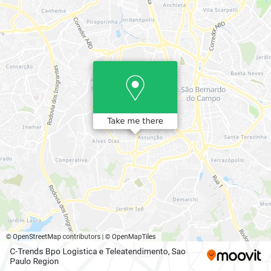 C-Trends Bpo Logistica e Teleatendimento map