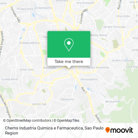 Chems Industria Quimica e Farmaceutica map