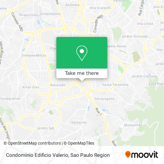 Mapa Condominio Edificio Valerio