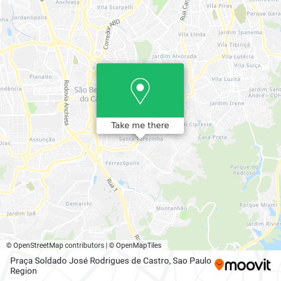 Praça Soldado José Rodrigues de Castro map