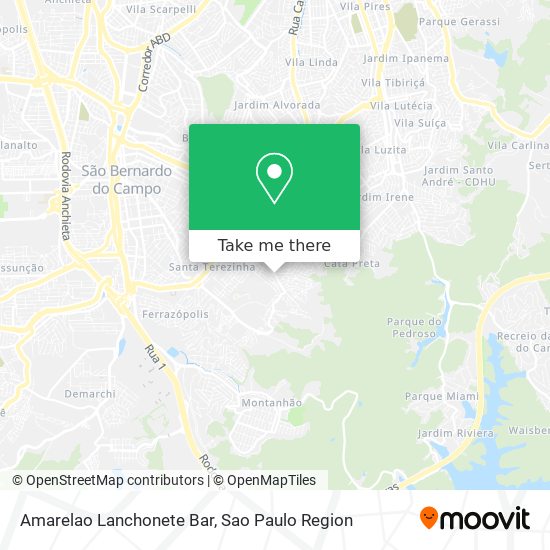 Amarelao Lanchonete Bar map