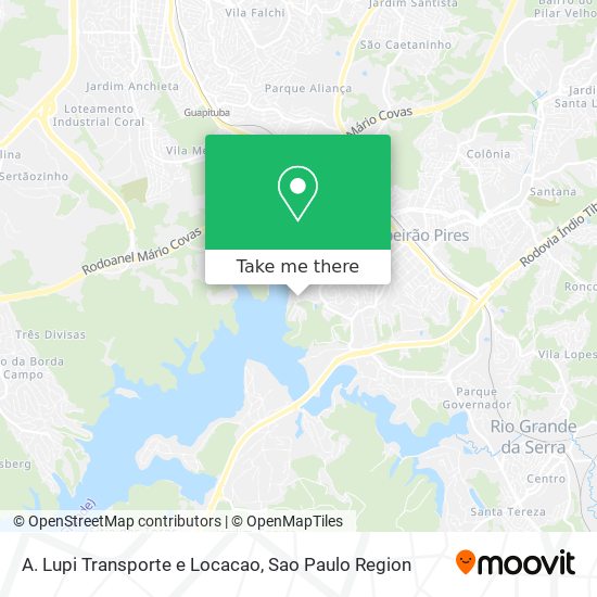 A. Lupi Transporte e Locacao map