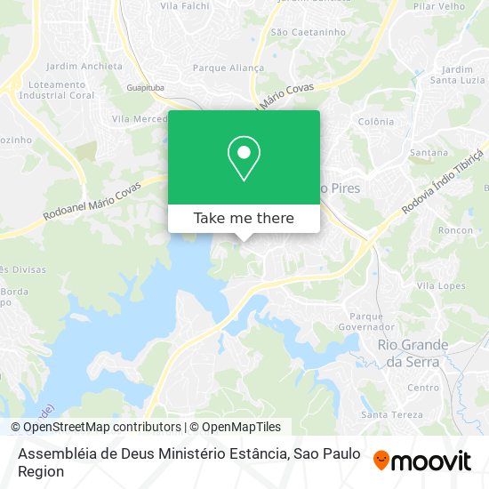 Assembléia de Deus Ministério Estância map