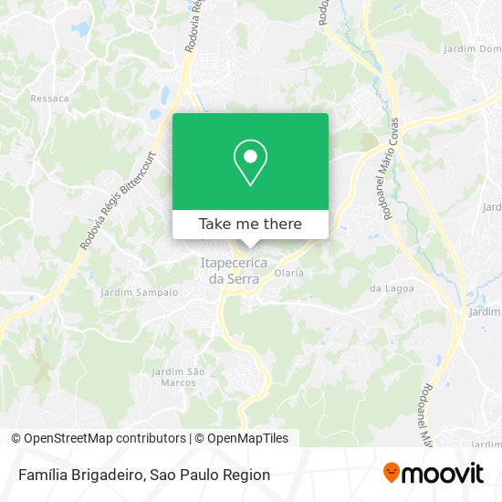 Família Brigadeiro map