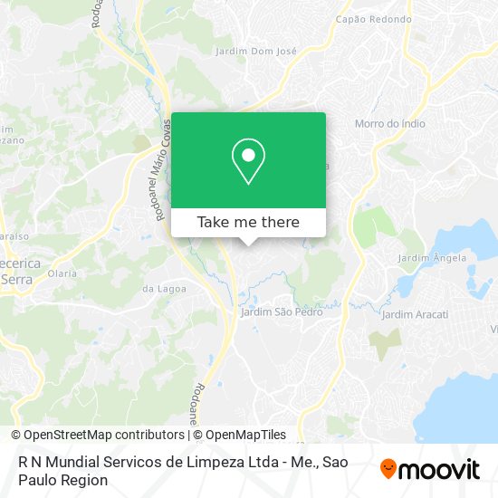 R N Mundial Servicos de Limpeza Ltda - Me. map