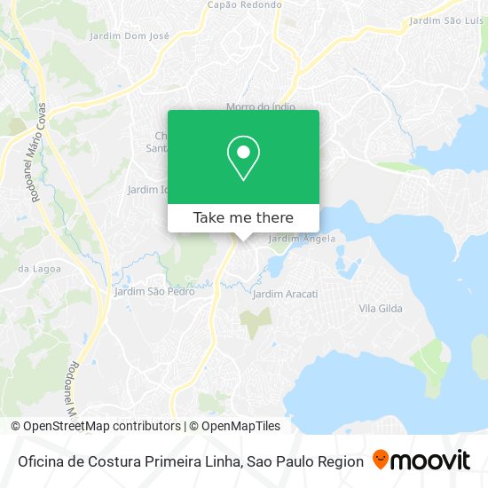 Mapa Oficina de Costura Primeira Linha