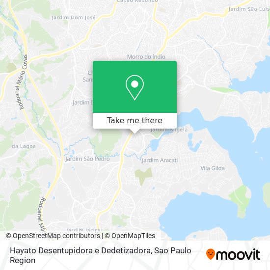 Hayato Desentupidora e Dedetizadora map