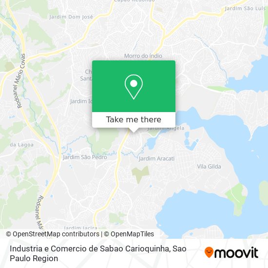 Industria e Comercio de Sabao Carioquinha map