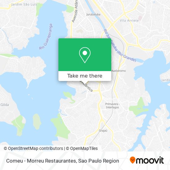 Comeu - Morreu Restaurantes map