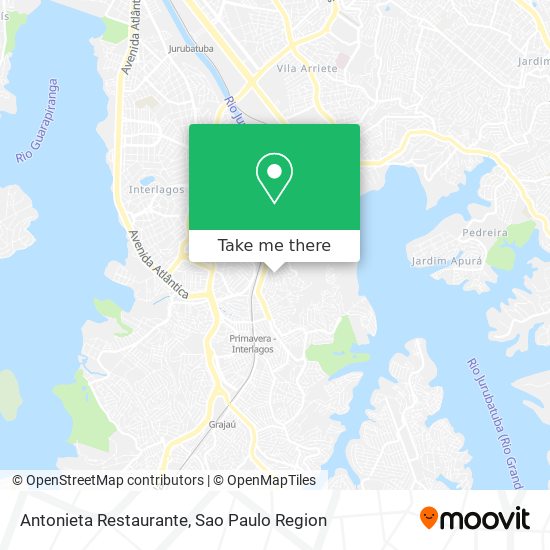 Mapa Antonieta Restaurante