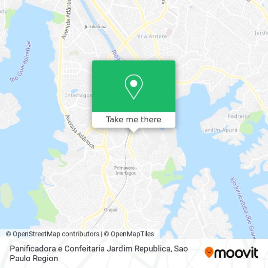 Panificadora e Confeitaria Jardim Republica map