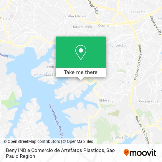 Mapa Beny IND e Comercio de Artefatos Plasticos