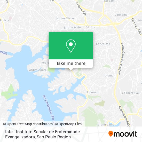 Isfe - Instituto Secular de Fraternidade Evangelizadora map