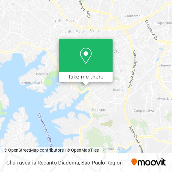 Churrascaria Recanto Diadema map