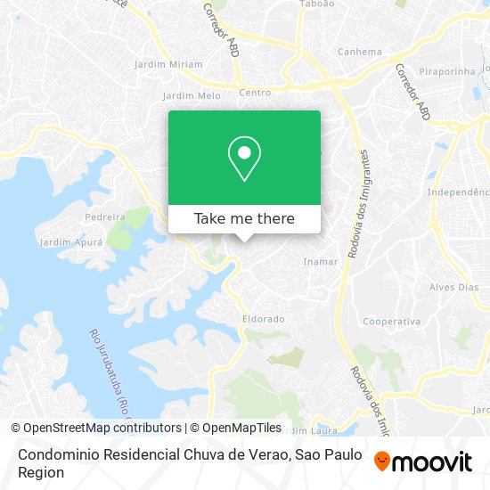 Mapa Condominio Residencial Chuva de Verao