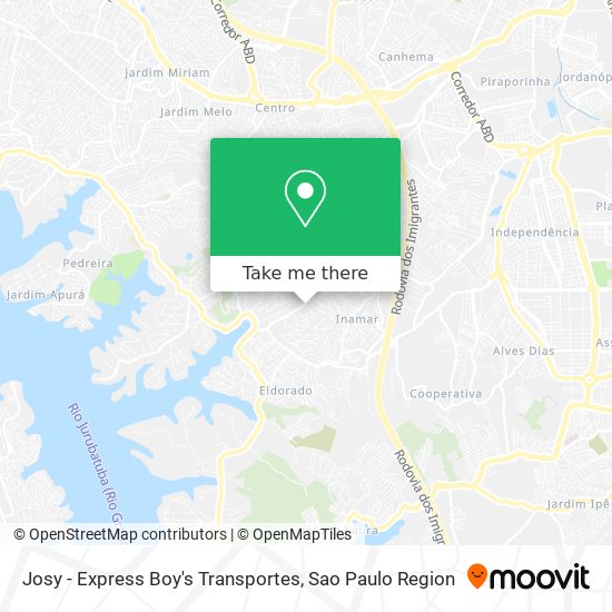 Mapa Josy - Express Boy's Transportes