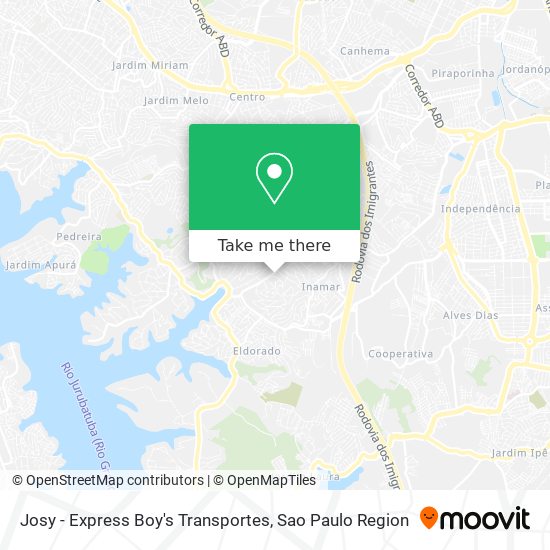 Josy - Express Boy's Transportes map