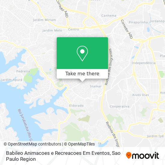 Babileo Animacoes e Recreacoes Em Eventos map