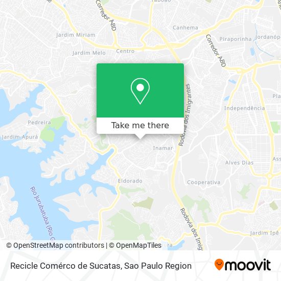 Mapa Recicle Comérco de Sucatas