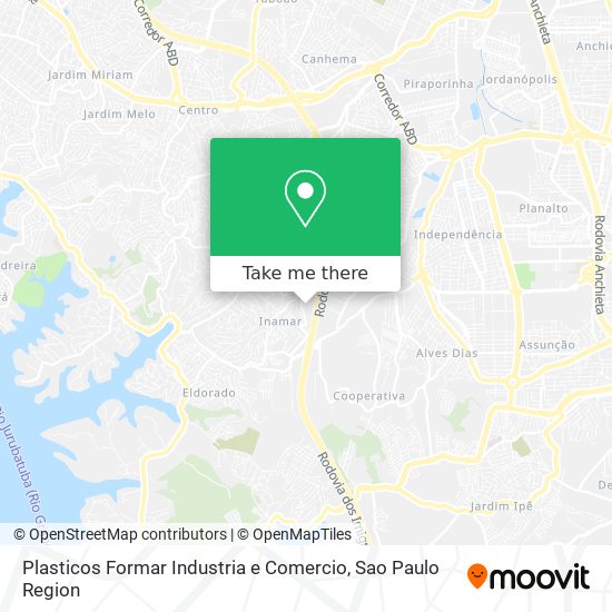 Plasticos Formar Industria e Comercio map