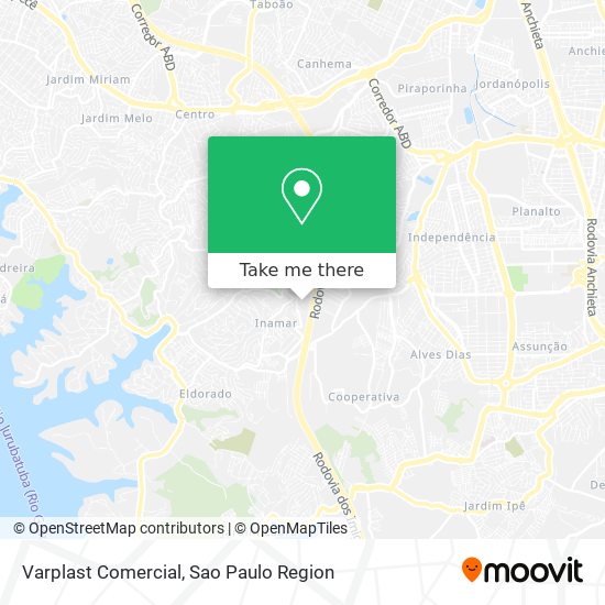 Varplast Comercial map