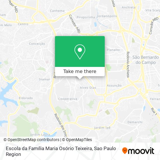 Escola da Família Maria Osório Teixeira map