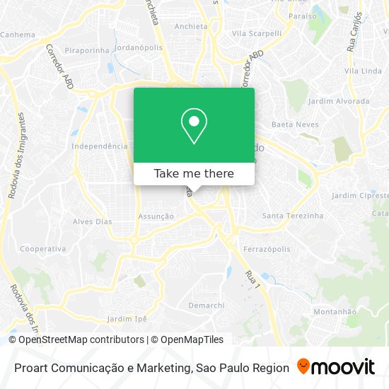 Proart Comunicação e Marketing map