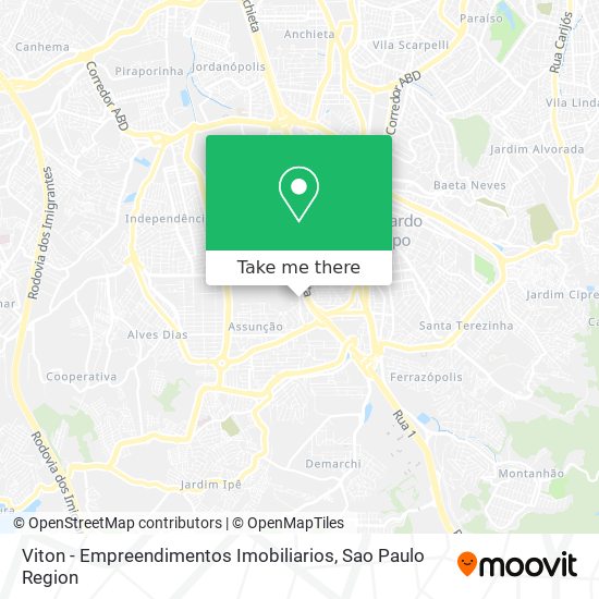 Viton - Empreendimentos Imobiliarios map