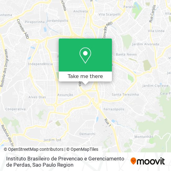 Instituto Brasileiro de Prevencao e Gerenciamento de Perdas map