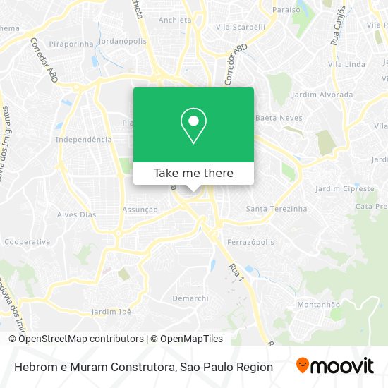 Hebrom e Muram Construtora map