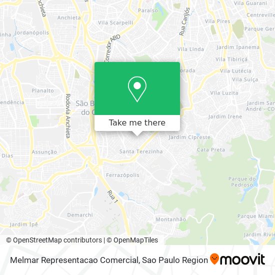 Melmar Representacao Comercial map