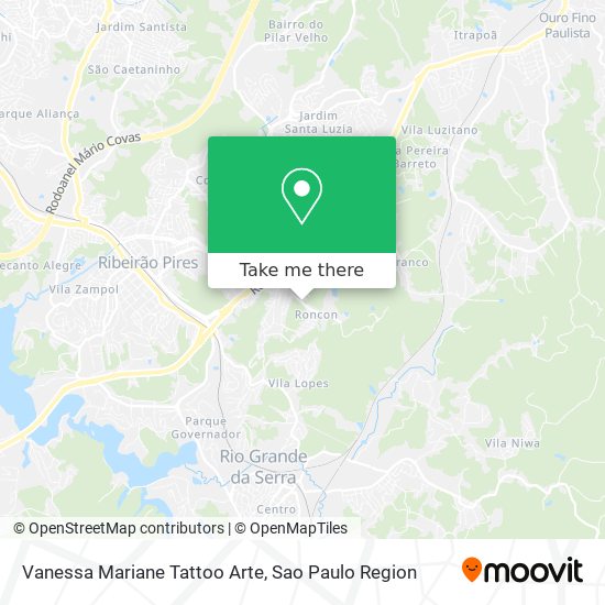 Vanessa Mariane Tattoo Arte map