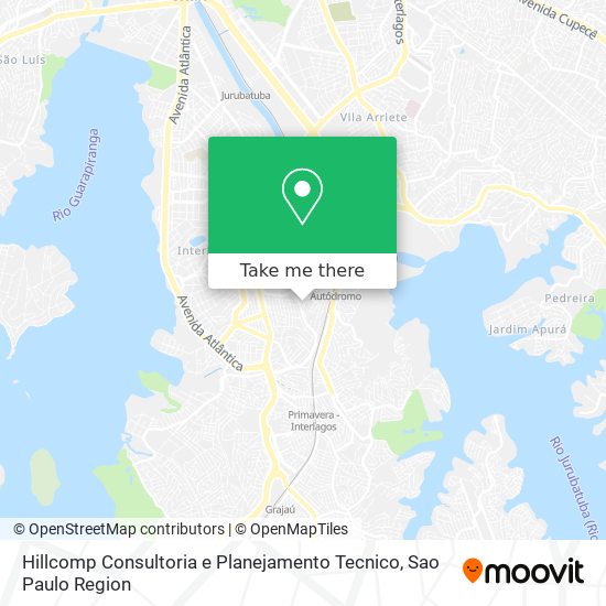 Hillcomp Consultoria e Planejamento Tecnico map